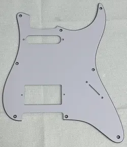 WHITE 3-PLY FOR FIT FENDER US 8 SCREW HOLES HS STYLE GUITAR PICKGUARD