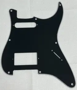 BLACK 3-PLY FOR FIT FENDER US 8 SCREW HOLES HS STYLE GUITAR PICKGUARD