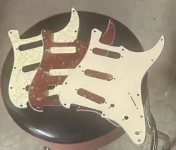 3 ASSORTED SQUIER BY FENDER STRATOCASTER SSS/HSS  3-PLY PICKGUARDS NICE!