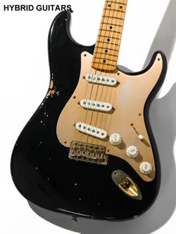 FENDER CUSTOM SHOP 1956 STRATOCASTER HEAVY RELIC BLACK 2013