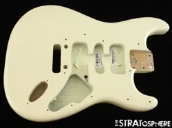 USA FENDER JEFF BECK STRATOCASTER STRAT BODY GUITAR OLYMPIC WHITE
