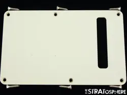 FENDER USA CUSTOM SHOP JEFF BECK NOS STRATOCASTER TREMOLO COVER, STRAT PARCHMENT