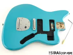 FENDER PLAYER II JAGUAR SERIES BODY + HARDWARE MODERN ALDER AQUATONE BURST