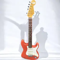 FENDER JAPAN ST62 FIESTA RED ELECTRIC GUITAR ALDER BODY MAPLE NECK, USED
