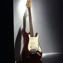 FENDER MEXICO STANDARD STRATOCASTER HSS FLOYD ROSE ELECTRIC GUITAR - MIDNIGHT W