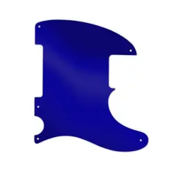 PICKGUARD FOR FENDER ESQUIRE OR TELECASTER 5 HOLE BLUE MIRROR