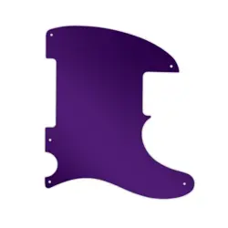 PICKGUARD FOR FENDER ESQUIRE OR TELECASTER 5 HOLE PURPLE MIRROR