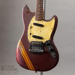 FENDER MUSTANG COMPETITION RED MATCHING HEAD '69 ELECTRIC GUITAR