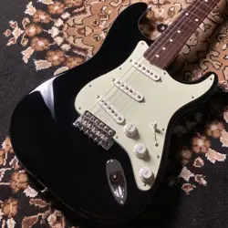 FENDER MADE IN JAPAN TRADITIONAL 60S STRATOCASTER ROSEWOOD BLACK #GG4FX
