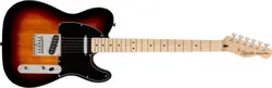 FENDER SQUIER AFFINITY SERIES TELECASTER, BLACK PICKGUARD, 3-COLOR SUNBURST