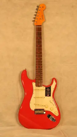 2023 FENDER AMERICAN VINTAGE II 1961 STRATOCASTER, FIESTA RED