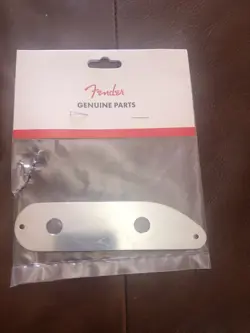 NEW - GENUINE FENDER CONTROL PLATE FOR '51 P BASS CHROME, 003-5332-000