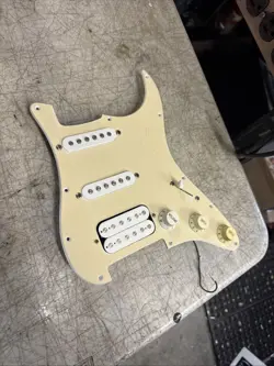 2013 FENDER SQUIER STRAT STRATOCASTER GUITAR LOADED PICKGUARD 1 PLY HSS BULLET