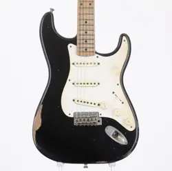 FENDER ROAD WORN 50S STRATOCASTER BLACK ELECTRIC GUITAR FREE SHIPPING FROM JAPAN