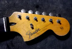 GENUINE FENDER LIC RELIC STRAT NECK AGED NITRO 66 67 STRATOCASTER MR G'S CUSTOMS