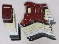 STRATOCASTER HSS SCRATCH PLATE PICKGUARD SET TO FIT USA/MEX FENDER IN 8 COLOURS