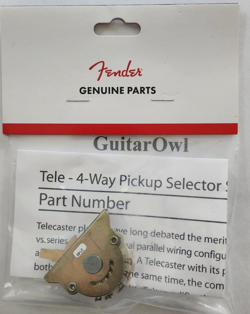 FENDER GUITAR CUSTOM SHOP 4 WAY TELE TELECASTER MOD PICKUP SWITCH 0992250000