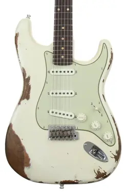 FENDER CUSTOM SHOP GT11 HEAVY RELIC STRATOCASTER - OLYMPIC WHITE - SWEETWATER