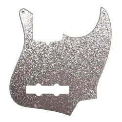 D'ANDREA PRO SPARKLE PICKGUARD FOR FENDER JAZZ/J-BASS - SILVER SPARKLE, DPP-J...