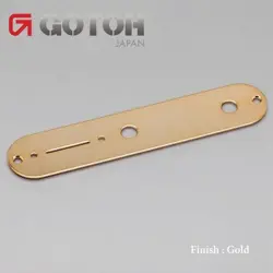 NEW GOTOH CONTROL PLATE FOR FENDER GUITAR TELECASTER TELE W/ SCREWS - GOLD