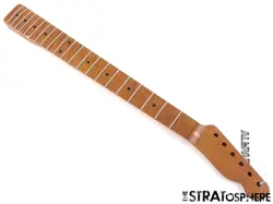 NEW FENDER LIC ALLPARTS TELECASTER NECK TELE ROASTED FLAME MAPLE TMTF-CRF