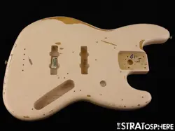 FENDER FLEA ROAD WORN JAZZ BASS BODY, GUITAR PART SHELL PINK, RELIC