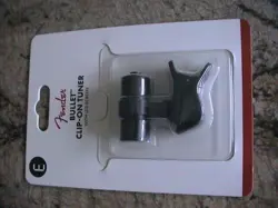 FENDER BULLET CLIP-ON TUNER - PN 023-9979-002 NEW!