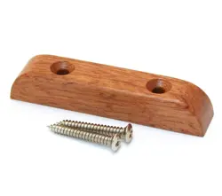 CUSTOM BUBINGA WOOD THUMB REST THUMBREST FOR FENDER JAZZ/P/MUSTANG BASS® BTR-B