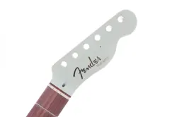 FENDER AMERICAN ULTRA LUXE TELECASTER NECK ROSEWOOD SEAFOAM GREEN HEADSTOCK