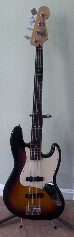 2003 FENDER JAZZ ELECTRIC BASS GUITAR MADE IN MEXICO
