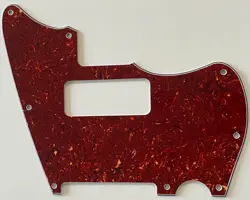 FOR FIT FENDER JAZZCASTER TELEMASTER HYBRID P90 GUITAR PICKGUARD RED TORTOISE