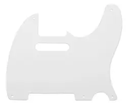 GENUINE FENDER PURE VINTAGE '52/'58 TELECASTER GUITAR PICKGUARD, EGGSHELL WHITE