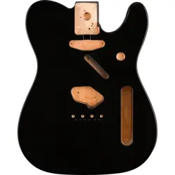FENDER TELECASTER GUITAR BODY - CLASSIC SERIES 60'S TELE SS ALDER BODY IN BLACK