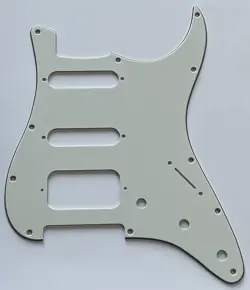 FOR FIT FENDER 11 SCTEW STRATOCASTER START HSS STYLE GUITAR PICKGUARD PARCHMENT