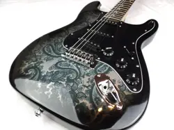 FENDER STRATOCASTER BLACK PAISLEY PARTSCASTER