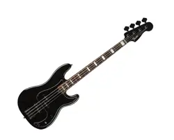 FENDER DUFF MCKAGAN SIGNATURE DELUXE PRECISION BASS - BLACK W/ ROSEWOOD FB