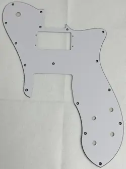 WHITE 3-PLY FOR FIT FENDER US '72 TELECASTER REISSUE WIDE RANGE GUITAR PICKGUARD