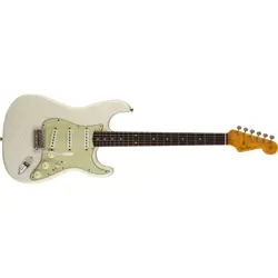 FENDER CUSTOM SHOP '62/'63 STRATOCASTER JOURNEYMAN RELIC GUITAR, OLYMPIC WHITE