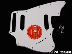 FENDER SQUIER AFFINITY JAGUAR SERIES PICKGUARD GUITAR WHITE.