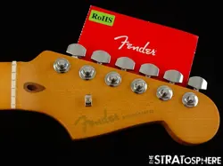 FENDER AMERICAN ULTRA II STRATOCASTER STRAT NECK W/ LOCKING TUNERS, 