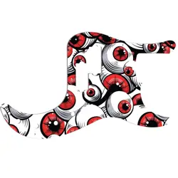 FENDER AMERICAN DELUXE 21 FRET PRECISION BASS RED EYE