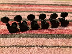 80'S FENDER HM CONTEMPORARY STRAT GUITAR TUNERS TUNING PEGS