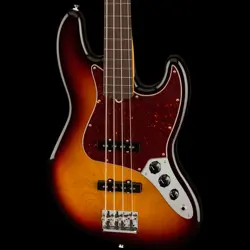 FENDER AMERICAN PROFESSIONAL II JAZZ BASS FRETLESS BASS GUITAR, 3-TONE SUNBURST