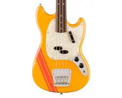 OPEN BOX FENDER VINTERA II 70S MUSTANG BASS - COMPETITION ORANGE W/ ROSEWOOD FB