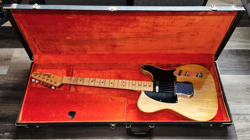 FENDER TELECASTER 1968 ELECTRIC GUITAR BLUE FLOWER REFINISH WITH ORIGINAL CASE