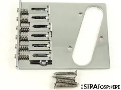 FENDER SQUIER SONIC TELECASTER CHROME 6 SADDLE BRIDGE TELE.