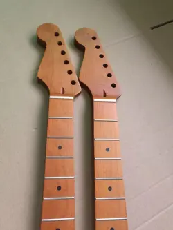 22 FRET ROASTED MAPLE LEFT HAND ELECTRIC GUITAR NECK FOR FENDER ST STRAT