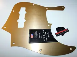 FENDER JAZZ BASS PICKGUARD AMERICAN ULTRA II GOLD GUITAR PARTS PICK PROJECT J
