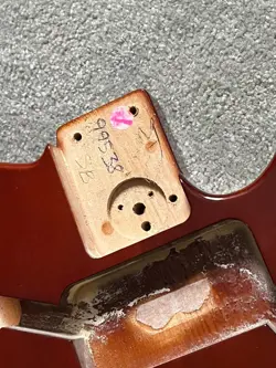 FENDER AMERICAN TELECASTER CUSTOM GUITAR BODY MOCHA USA ASH 4 LB 12 OZ