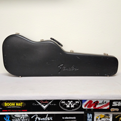 FENDER BLACK MOLDED HARDSHELL CASE FOR USA STRAT TELE AMERICAN ELECTRIC GUITAR